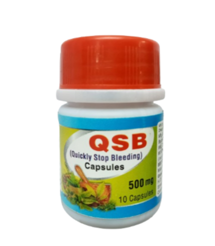 Quickly Stop Bleeding(QSB) 500Mg Capsules